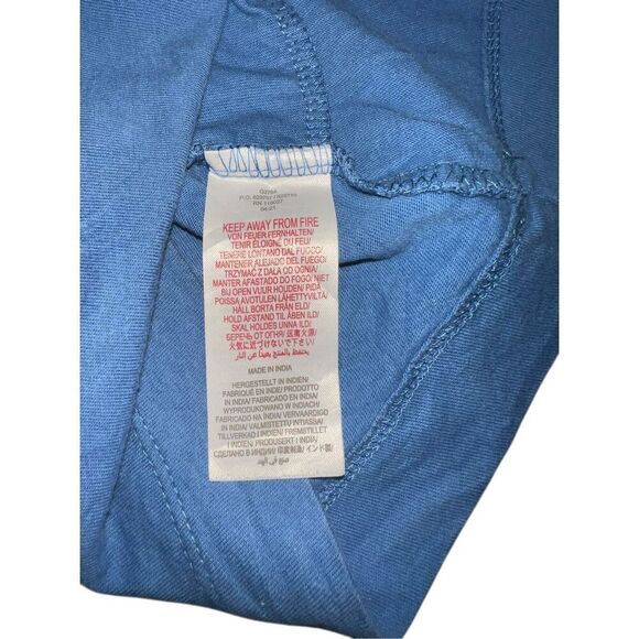 Mini Boden Blue Rainbow Floral Riding Horse Dress Kids 5/6 yrs pockets - Picture 3 of 5